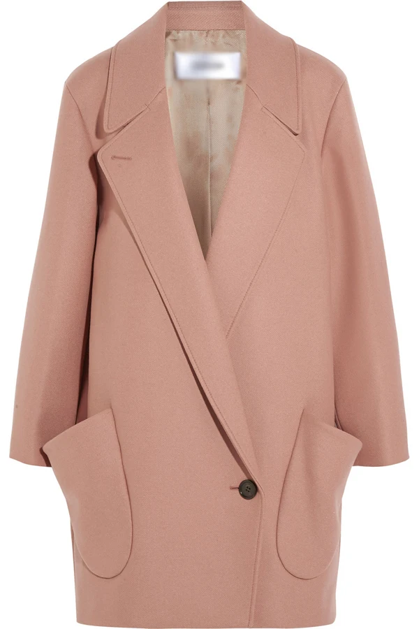 Abrigos mujer, британский бренд, новая мода, Осень-зима, розовый, кассовый, простой, средней длины, с большими карманами, пальто, верхняя одежда, manteau femme