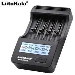 Умное устройство для зарядки никель-металлогидридных аккумуляторов от компании Liitokala: Lii-400 18650 зарядное устройство для lcd дисплея 26650 21700 14500