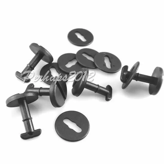 100x Floor Carpet Mat Clips Series Twist Lock with Washersin Auto