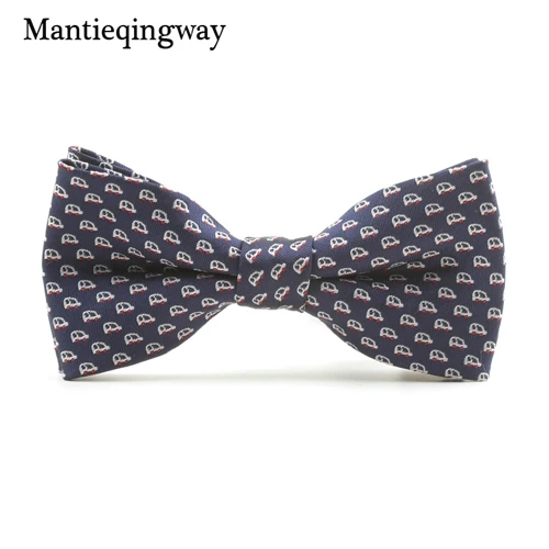 Mantieqingway брендовые Детские галстуки полиэстер с рисунком лося смокинг с бабочкой Галстуки для мальчиков свадьба, для конфет в полоску аксессуары галстук-бабочка галстук - Цвет: MXR069202