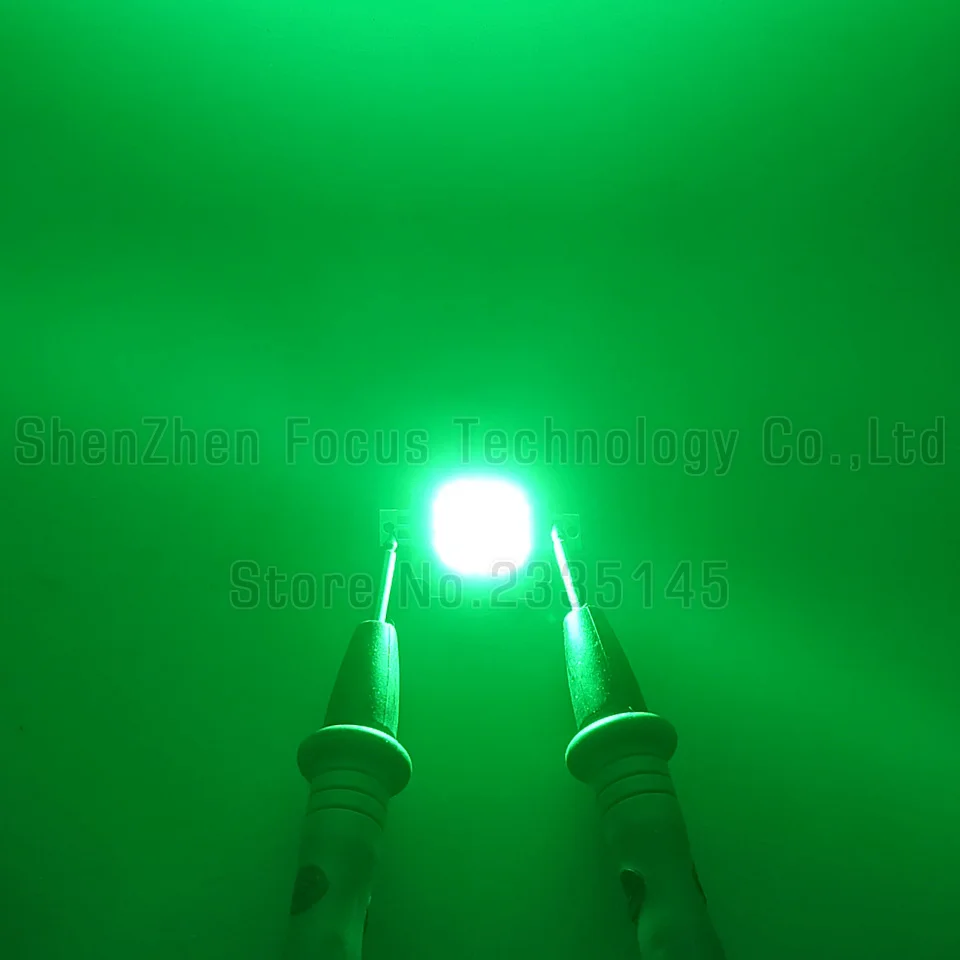 Светодиодный чип высокой мощности 10 Вт Зеленый 520 525nm COB диод SMD для DIY 20 30 50