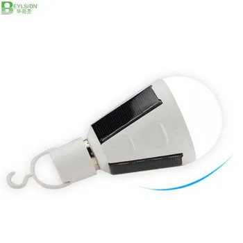 

7W Solar LED Bulb lamps Rechargable 85-265V Emergency bulb lights emergency time: 6-8 hours 2 years warranty