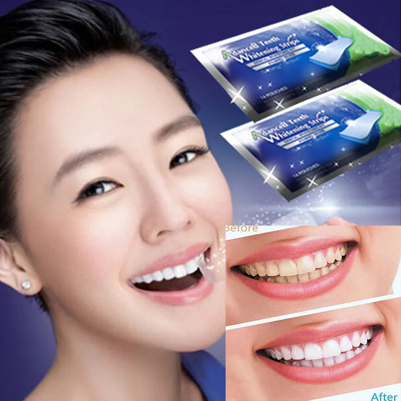 1pcs New Teeth Whitening Strips Gel Care Oral Hygiene Clareador Dental