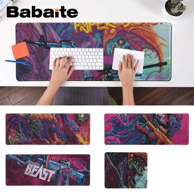 Babaite красивые большое чудовище стол CS GO коврики для мышки ноутбук коврик для мышки в стиле аниме большой локедж коврик для мыши ПК