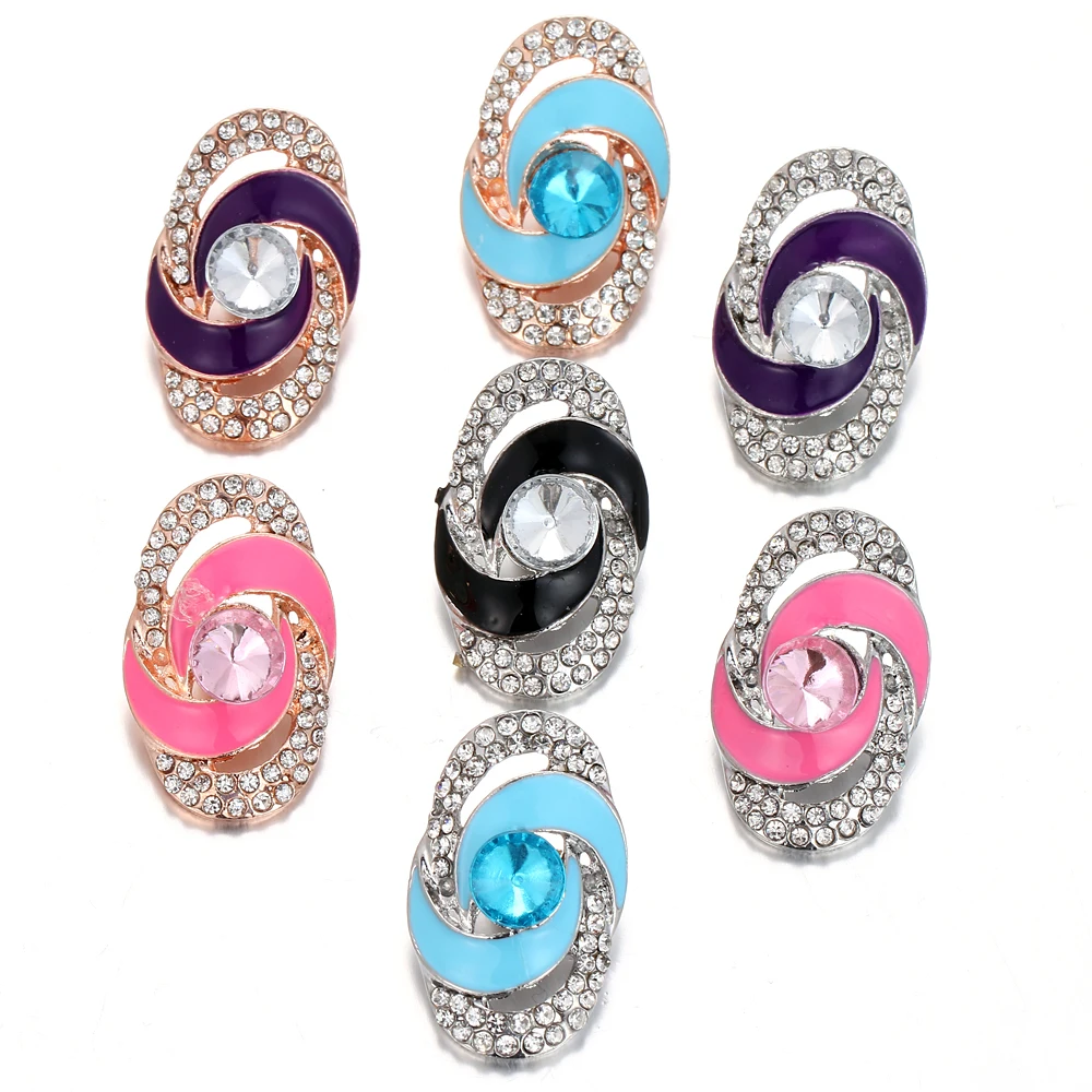 20 шт Новые оснастки ювелирные изделия Винтажные Цветы 18 мм металлическая застёжка, бусинка Серебро кожаный, с кнопкой браслеты с пуговицами ювелирные изделия