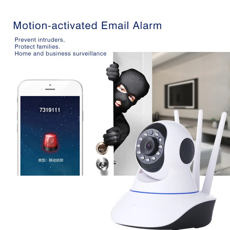 Wireless IP Security wifi Camera 1080P wi-fi Video Surveillance P2P mini CCTV Home Camara Onvif Baby Monitor Ipcamera LINTRATEK