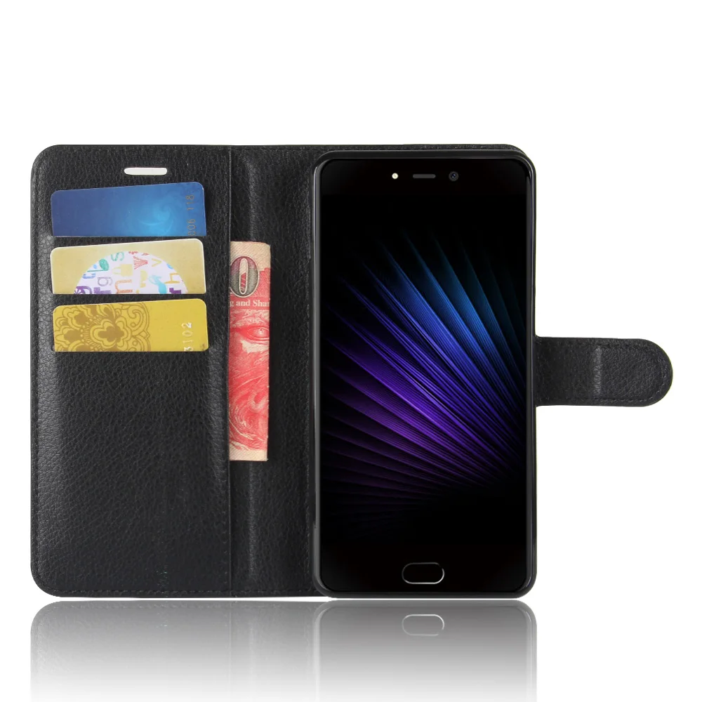 

Leagoo T5 Case Leather Flip Back Cover For 5.5 inches Leagoo T5 With Stand & Wallet Card TPU PU leather shockproof Cover cases