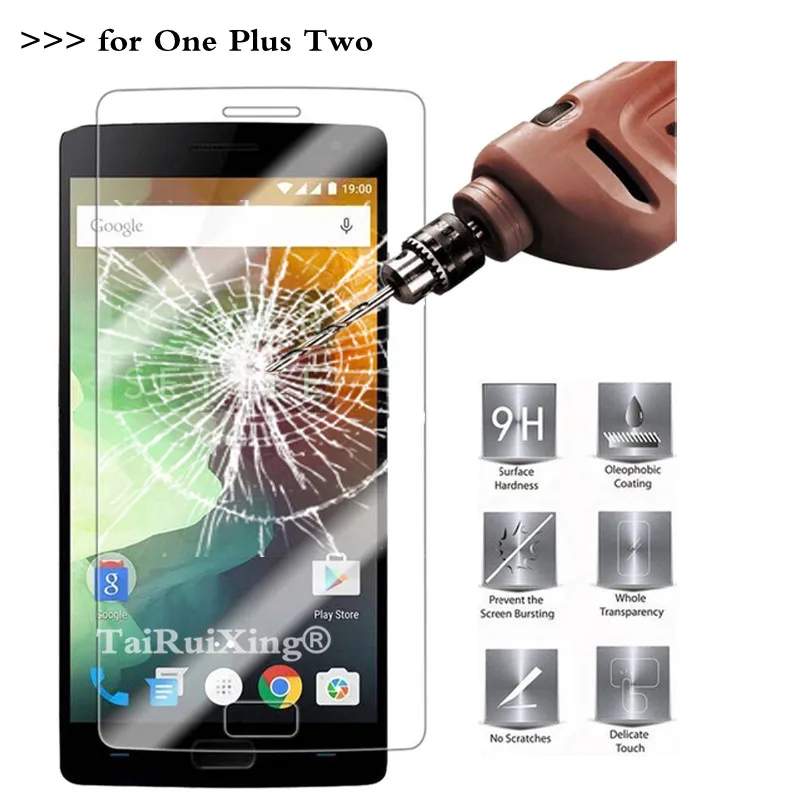 9H 2.5D 0 26 мм закаленное стекло Защита экрана для One Plus 2 две Защитная пленка Two oneplus