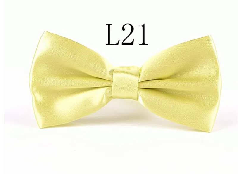 Новейшая Высококачественная классическая атласная галстук-бабочка, 1 шт., мужской галстук-бабочка для свадьбы, регулируемый галстук-бабочка - Цвет: 020
