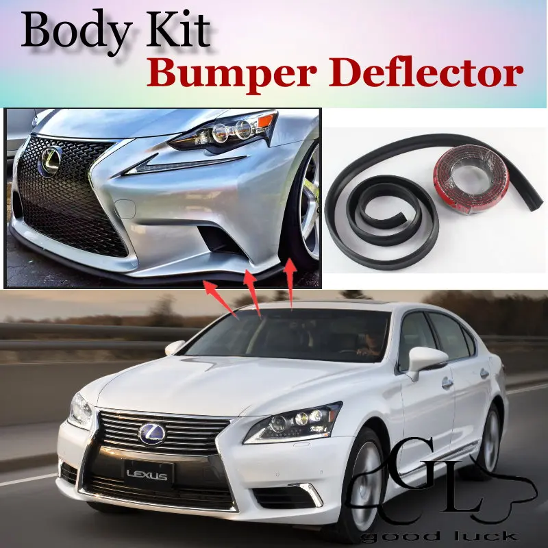 Дефлектор губ для бампера Lexus LS 400 430 460 600h L TOYOTA celyor передняя юбка спойлера/комплект