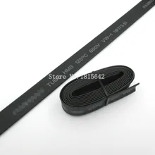 2 Meters/LOT Black 7mm Heat Shrink Heatshrink Heat Shrinkable Tubing Tube Sleeving Wrap Wire Black Color