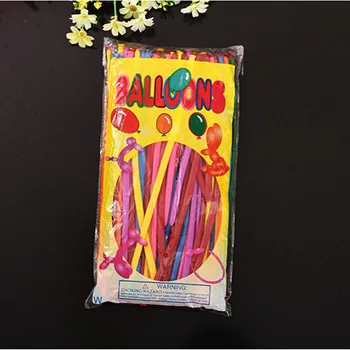

Hot Magic toy long balloons high quality thick (100pcs/ lot) 1.5g Sino - foreign joint export wedding celebration air balloon