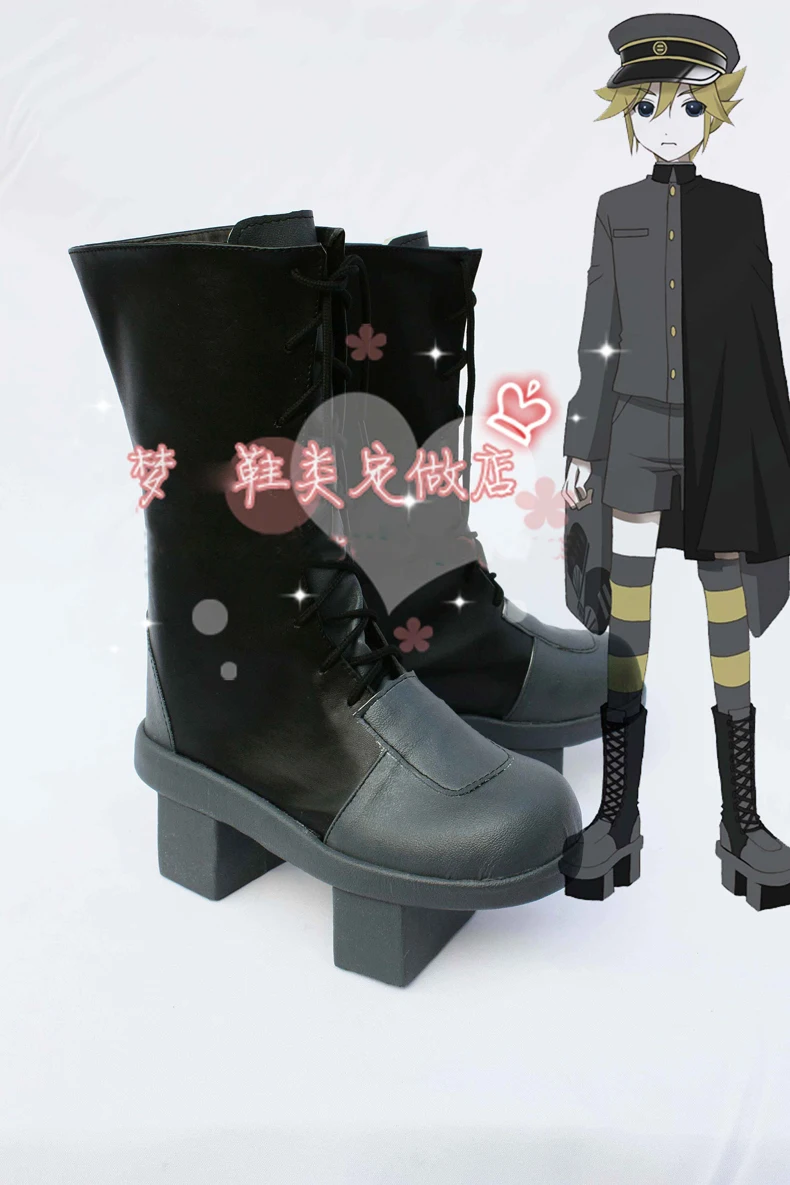 VOCALOID 2 Kagamine Len senbonzakura cosplay Shoes Boots Custom Made