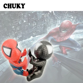 

Car 3D Window Sucker Spider-Man Stickers for Skoda Octavia 2 A7 A5 Rapid Fabia Peugeot 407 308 207 208 508 2008 3008 2018 2019