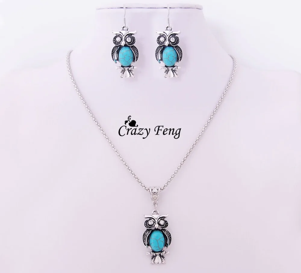 Женский Свадебный комплект из колье и серёг серебристого цвета|earrings necklace jewelry