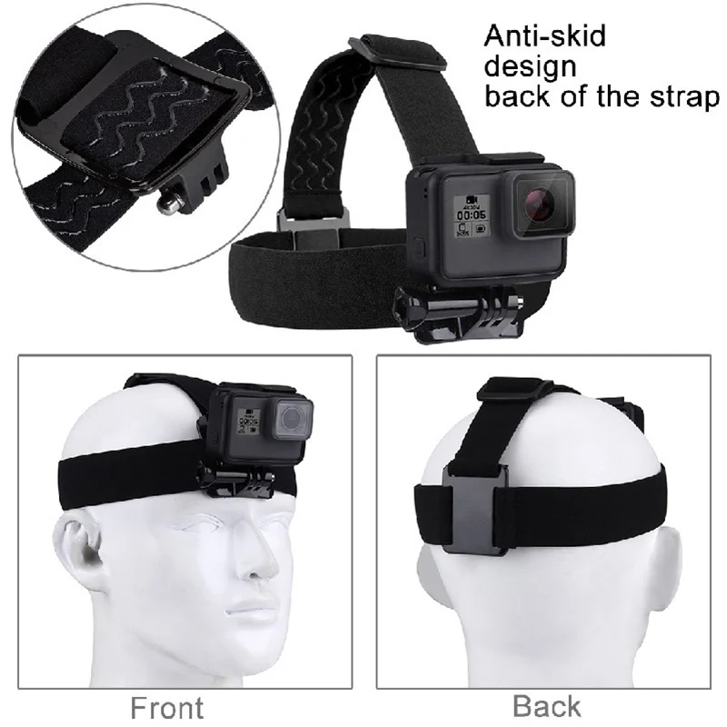 Adjustable Elastic Head Strap Headband Anti skid Accessories For Gopro