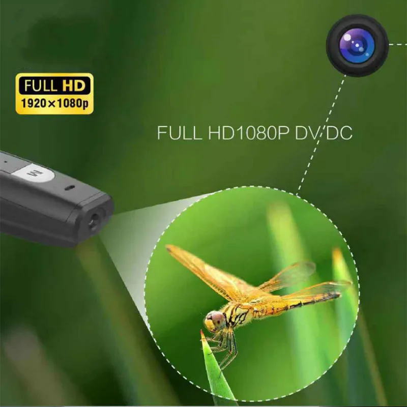 1080P видео регистратор Full HD DVR Бытовая переносная боди офисная Ручка Форма камера