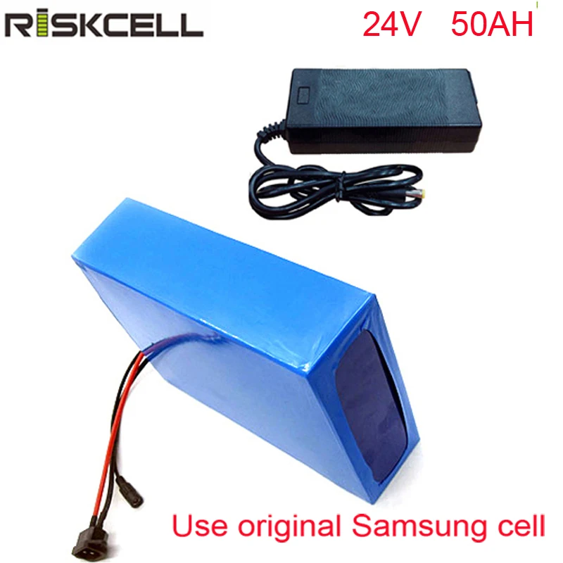 

Customized 24volt Samsung lithium ion battery pack 24V 50AH Electric Bike Battery Recharge for 500W E-bike