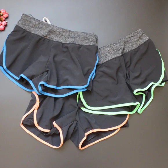 

Sports Shorts Female Running Quick Dry Yoga Shorts Summer Fake Two Pieces Anti Light Fitness Underpants Ladies Short Sport Women