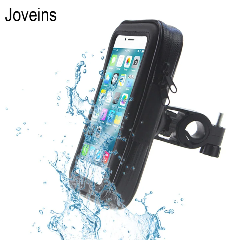 

Motorcycle Bicycle Phone Holder Mobile Phone Stand Support for iPhone X 8 7 6s Plus GPS Bike Holder with Waterproof Case Bag