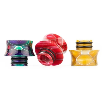 

Snakeskin Epoxy Resin 510 Drip Tip E-Cigarette Mouthpiece For RDA RTA Atomizer