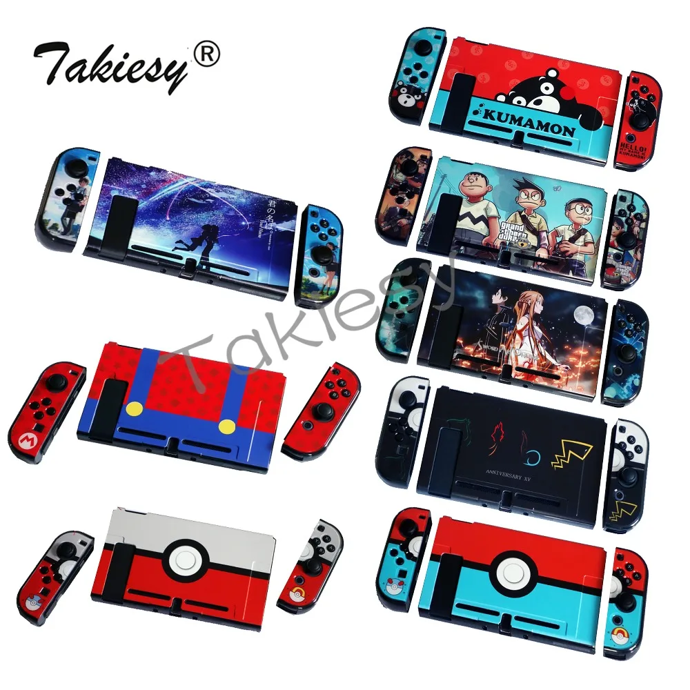 

nintend switch hard case Nintend Switch Colorful Pattern Hard Crystal Protective Cover Shell Case for nitendo switch