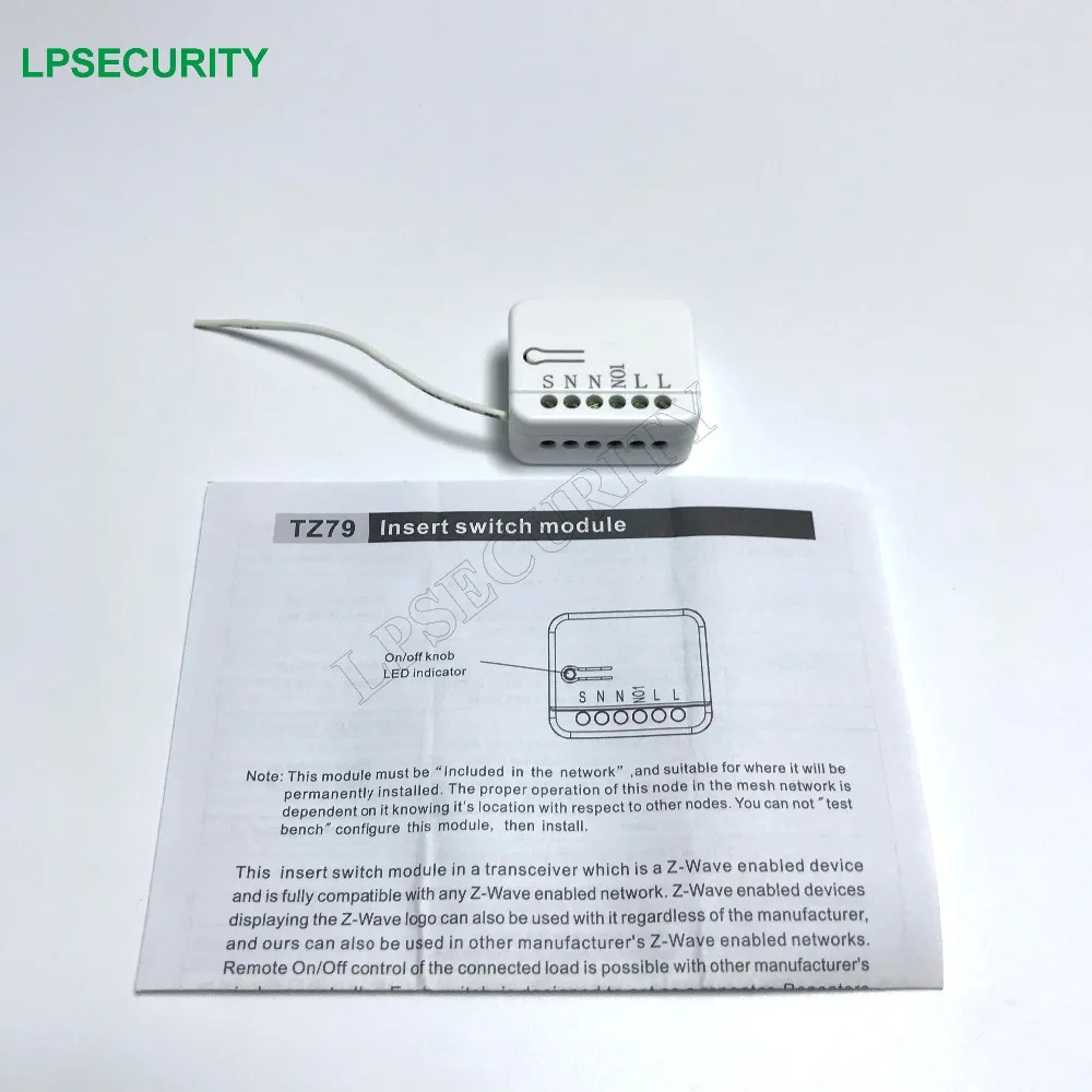 Z-Wave Smart Single Relay Switch Module