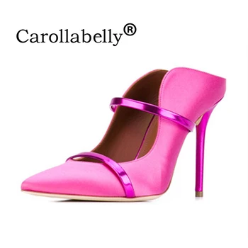 

Carollabelly Sexy Women Pumps Straps Pointed Toe 10 CM High Heels Wedding Dress Shoes Woman Stiletto Gladiator Sandals