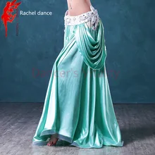 Юбка для танца живота, роскошная индивидуальная одежда для латинских танцев, одежда для сальсы, бальных танцев, Самба танцы тренировки, платье, костюм