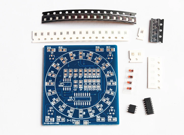 Diy Электронный SMD компонент сварочная практика доска водяная лампа комплект Обучение мастерству электронные DIY обучение производства частей