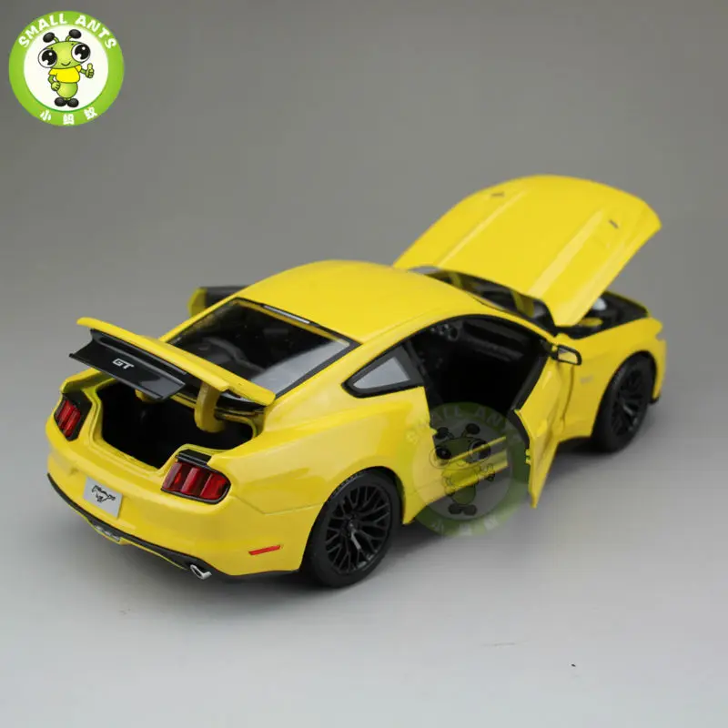 1:18 2015 Ford Mustang GT 5 0 литая модель автомобиля игрушки для детей подарки желтый maisto
