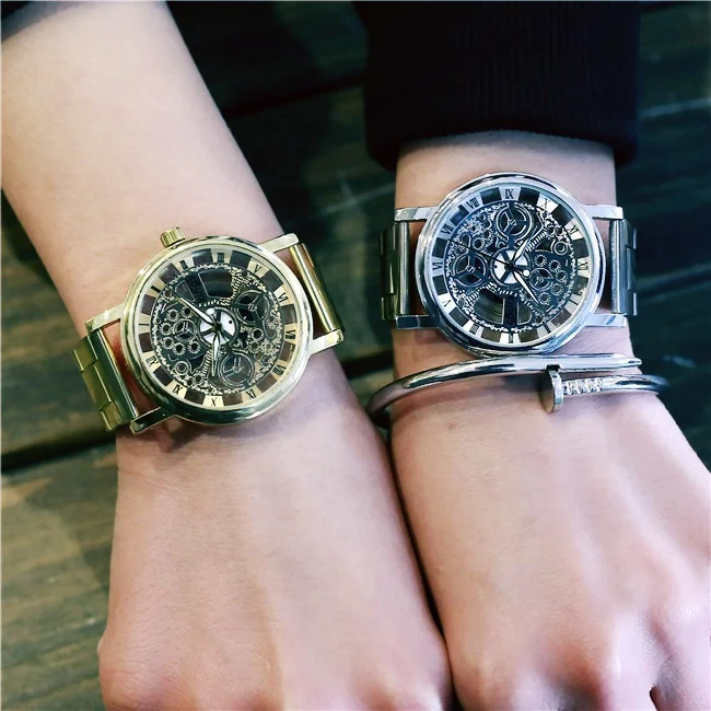 2017, Новая мода JW золотые часы Цвет мужские Часы Повседневный Топ Роскошные брендовые Лидер продаж женские часы Сталь женское платье Часы