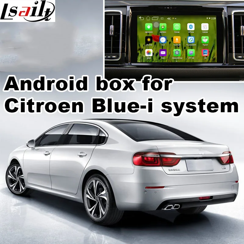 

Android 6.0 GPS navigation box for Citroen C4 C6 Blue-i system video interface box with Carplay waze yandex navi rear view