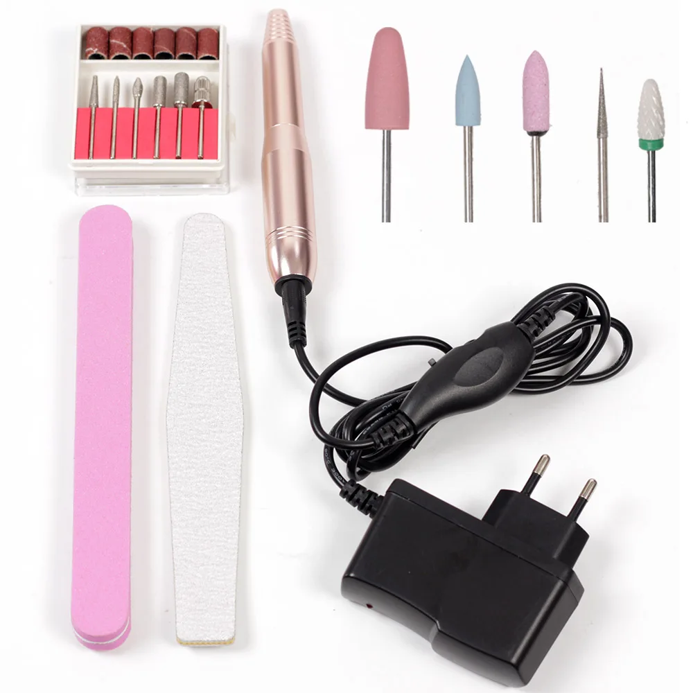 

MeetNail Nail Drill Machine 20000RPM Electric Manicure Ceramic Bit Silicone Grinder Stone Drill Bit Nail Tool Machine Manicure
