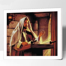 The Priest Savior DIY картина по номерам Современная Настенная живопись ручная роспись маслом на холсте для оформление дома