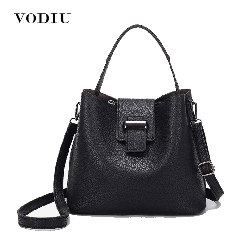 Women Bag Handbag Tote Over Shoulder Crossbody Messenger Leather Female Black 2017 Set Bag Lock ...