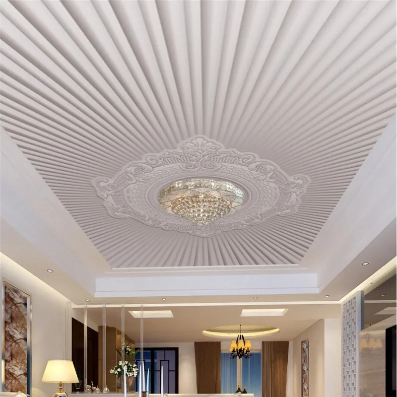 

Beibehang Custom Wallpaper Modern European Relief Pattern Ceiling Zenith Mural Decoration 3d wallpaper papel de parede behang