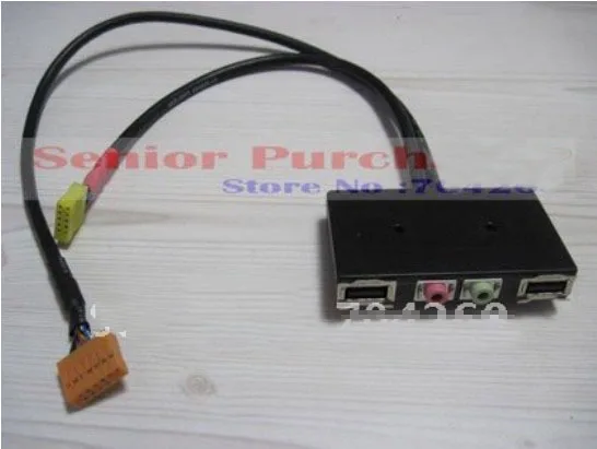 Для lenovo host case USB 2 0 AC97/HD аудио микрофон Передняя панель ввода/вывода розничная