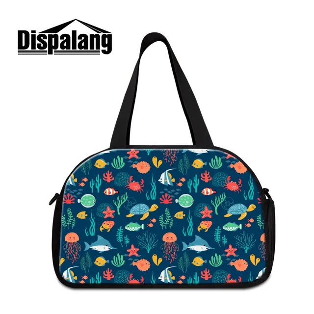 Lightweight Luggage Travel Bag Cute Animal Pattern Handbags Lightweight Luggage Travel Bag Cute Animal Pattern Handbags Women Medium Sized Shoulder Sporty Duffel Bags