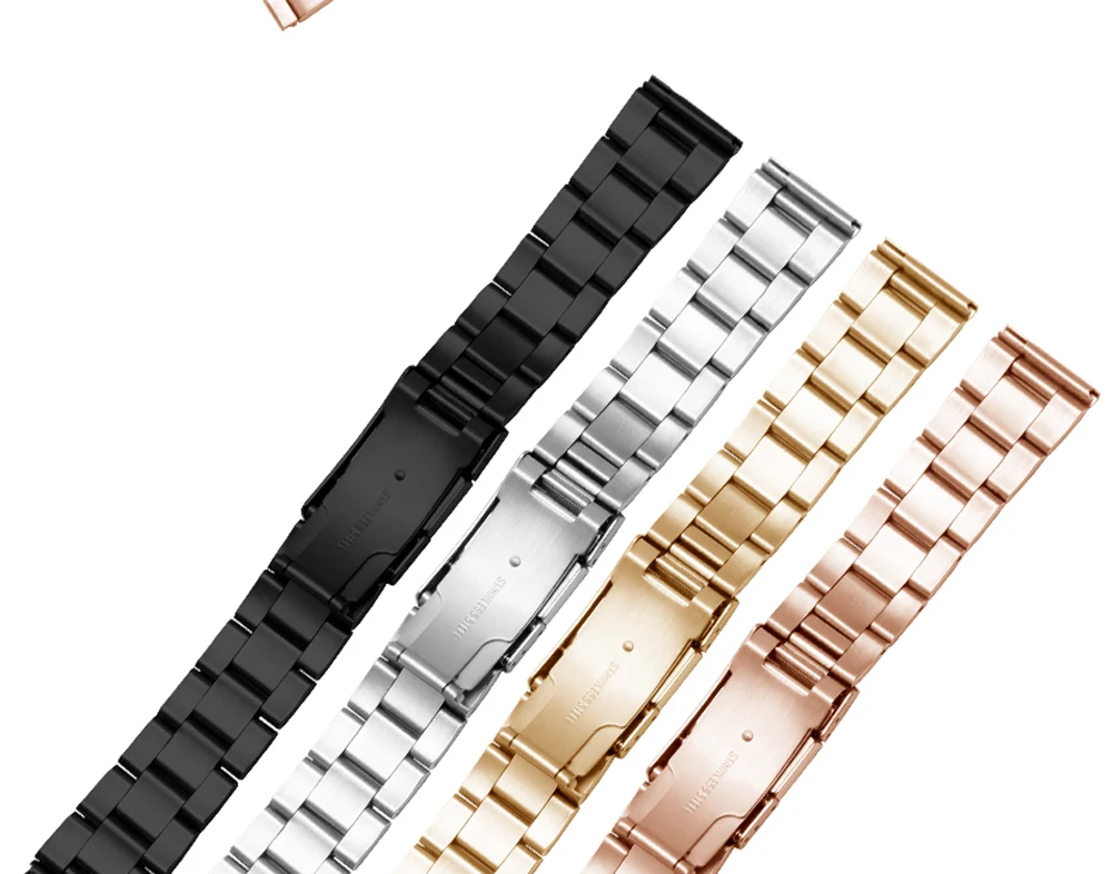 18 мм ремешок для часов из нержавеющей стали металлический ремешок подходит для huawei B5 браслет сменный стальной ремешок мужской женский браслет
