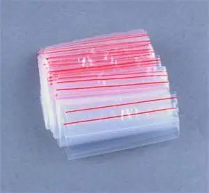 100 шт./пакет 10*15 см Clear 2 МЛ Ziplock упаковки Сумки почтовый замок Reclosable Сумки Канцелярский держатель