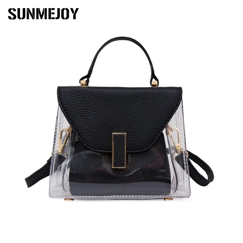 Sunmejoy D Ete Transparent Femmes Plage Gelee Sac Transparent Pvc Sac A Main De Mode Pudding Epaule Sac Messenger Sacs Pas Cher En Gros Aliexpress