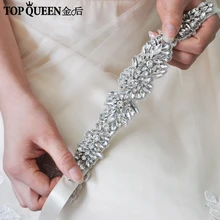 TOPQUEEN H334 свадебные аксессуары для волос горный хрусталь головной убор для девушки очарование женские свадебные повязки Свадебные украшения