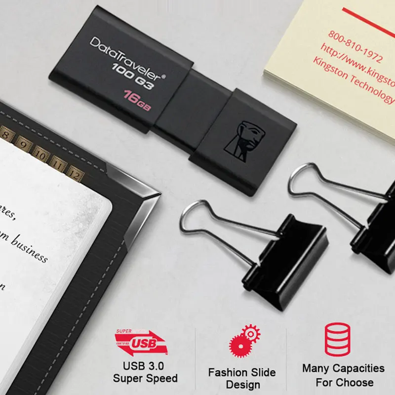 Kingston USB 3 0 флеш накопитель 32 Гб 64 128 ГБ Mental Pendrive Stick Ring Memoria DT100G3|kingston usb 3.0|kingston usb128gb |