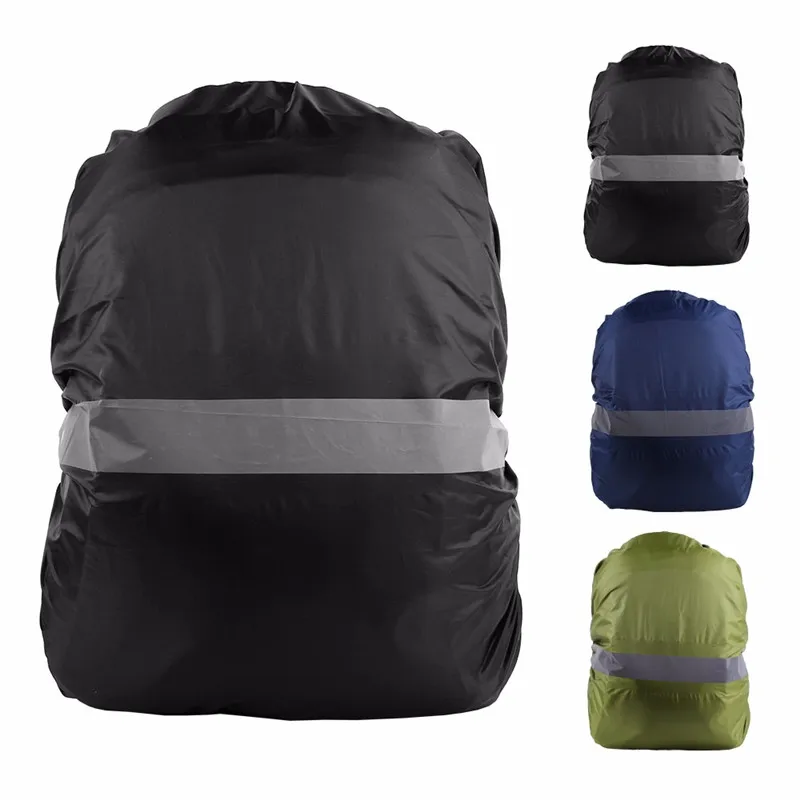 

35L 45L Backpack Cover Reflective Waterproof Dustproof Anti-UV Bag Rain Cover Portable Ultralight Shoulder Protect Outdoor Tools