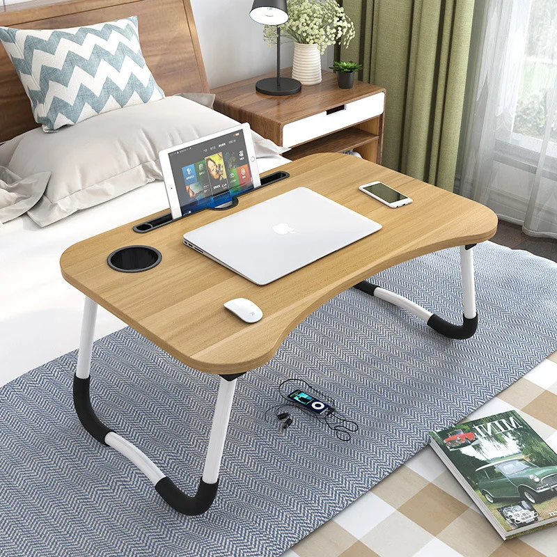 

Desk Bed Simple Dormitory Lazy Table Bed With Laptop Table Foldable Multi-function Small Table
