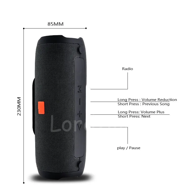 M-J-Portable-wireless-Bluetooth-Speaker-Stereo-big-power-10W-system-TF-FM-Radio-Music-Subwoofer