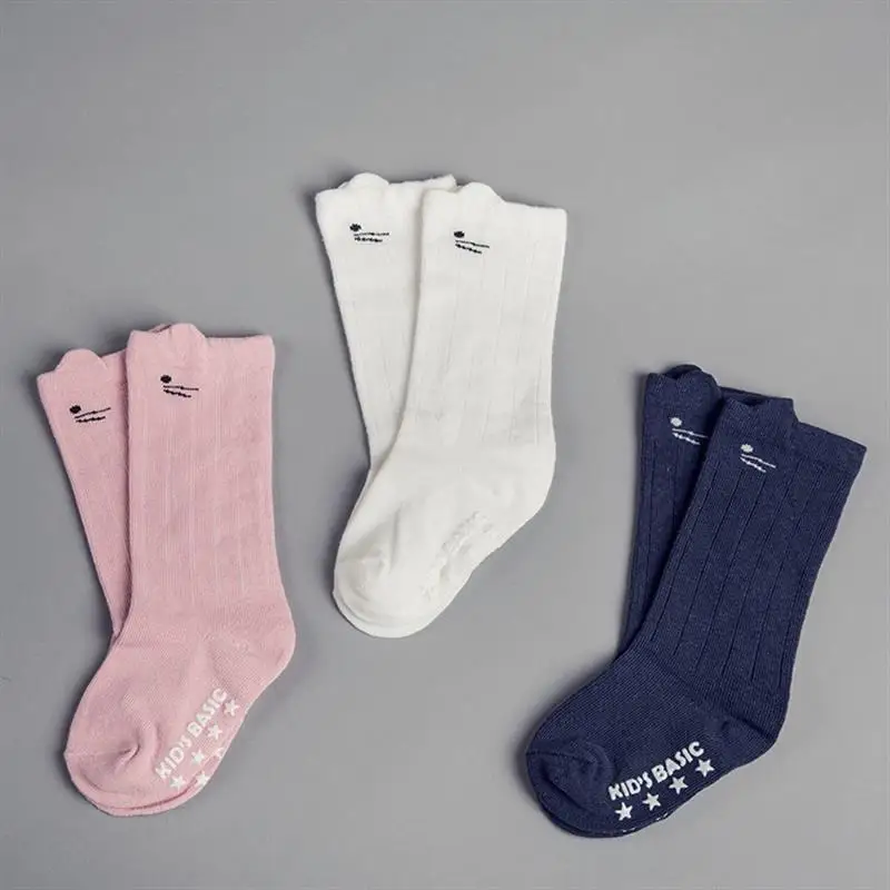 Новые детские носки для малышей для девочек и мальчиков милые Хлопковые гольфы с животными От 0 до 4 лет для маленьких девочек