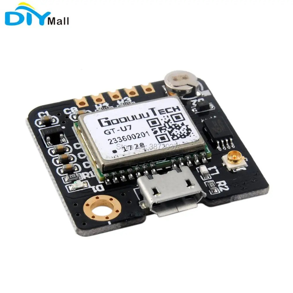 10 шт./лот DIYmall GPS модуль навигации спутникового позиционирования с EEPROM + антенна