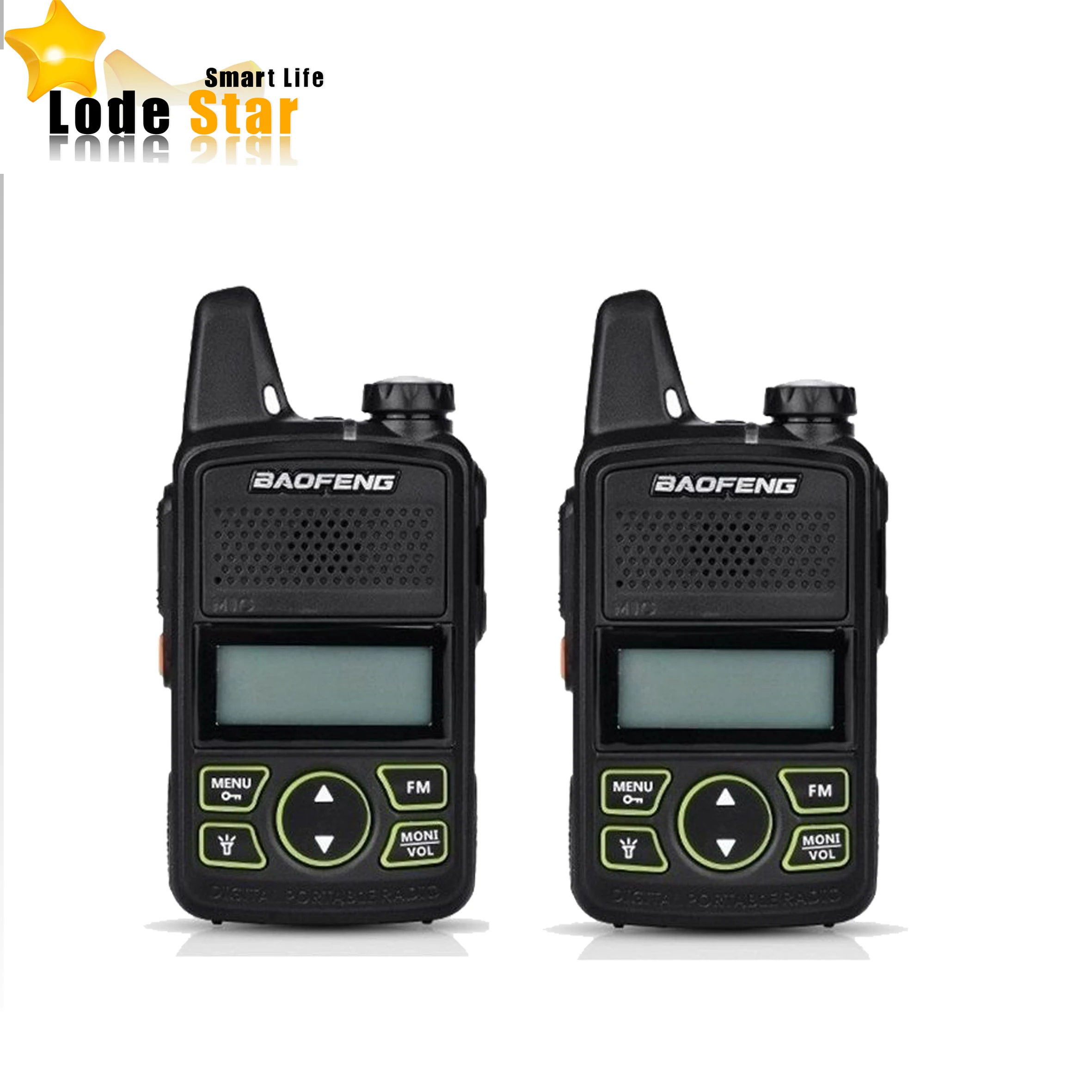 2 шт. оригинальная BAOFENG BF T1 мини рация UHF 400 470mhz портативная двухсторонняя